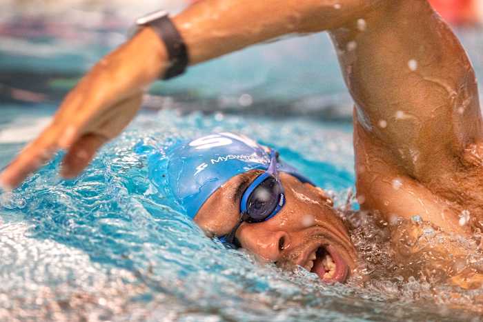 Baleka typically trains at Drury University in Springfield, Mo., near his home. Pool time is tight, which means he usually hits the water at 4:45 a.m.
